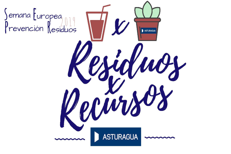 Cartel iniciativa Asturagua Semana Europea de la Prevención de Residuos