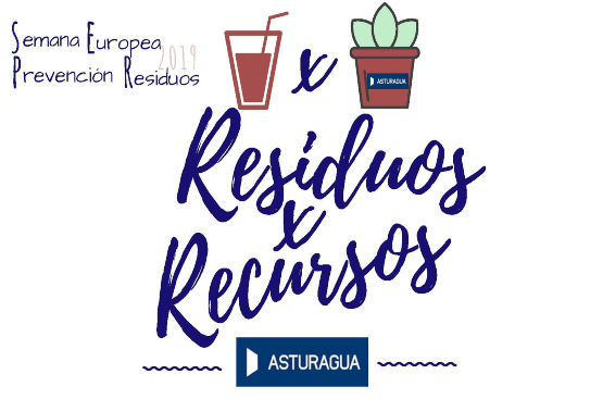 Cartel iniciativa Asturagua Semana Europea de la Prevención de Residuos