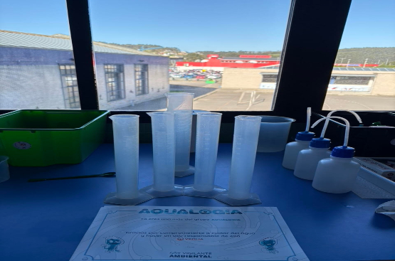 1ª Sesión de Aqualogía en el Colegio Dominicas de Navia